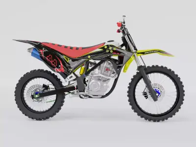 KAWASAKI KLX 2012 3D model