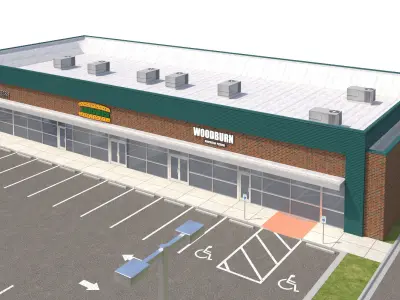 Retail-187 Retail Store 3D model