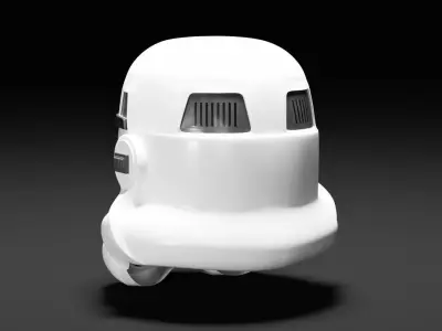 Stormtrooper Helmet from Star Wars Low-poly 3D model