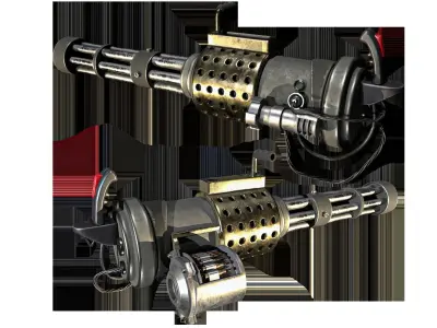 Machine gun 3D model 13