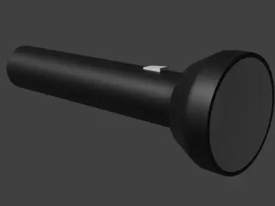 Flashlight Low-poly 3D model 18