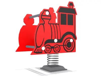 Playground - Train Rider Low-poly 3D model