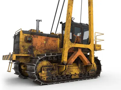 Tractor Dirt  3D model