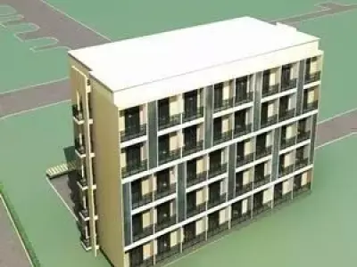 Multi Residential 3D model 17