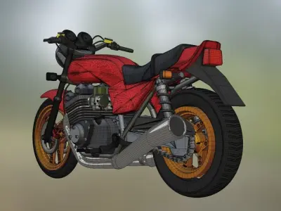 1 to 24 scale Model Honda CB 900 Boldor 3D print model