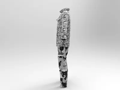 Snow Military Set 3D Model Pack