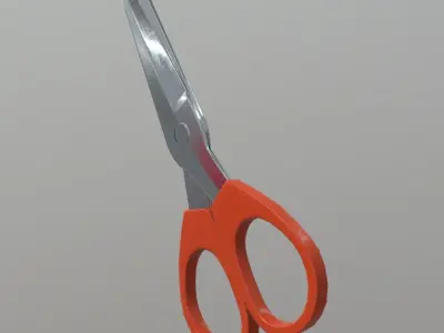 Scissors 5 Low-poly 3D model