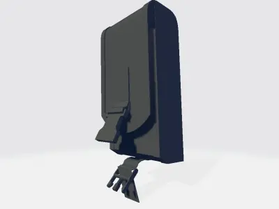 Plexus Small Left Pouche Bag Low-poly 3D model