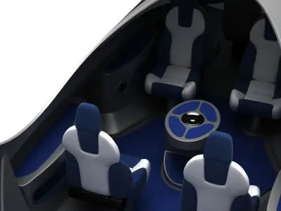 Sea vehicle 3D model