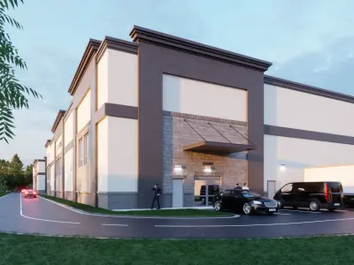 Storage Building-Self Storage Warehouse-Commercial Building 3D model
