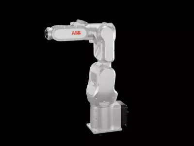 ABB IRB 1100 Industrial Robotic Arm 3D Model High Detail 3D model