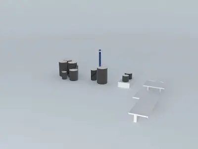 Lubrizol Tanks North Free 3D model