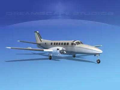 Beechcraft B99 Corporate 3 3D model