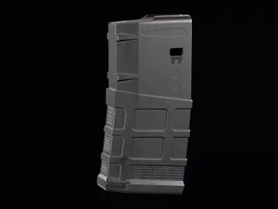 Magazine AR 10 Magpul PMAG 20 LR SR Gen M3 308 win Low-poly 3D model