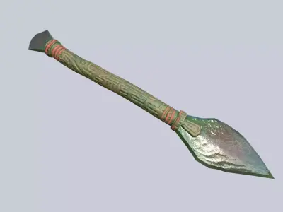 Mayan weapon Low-poly 3D model buy