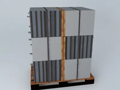 pallet ladeblokken Free 3D model