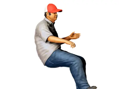 N4 Truck Driver 3D print model