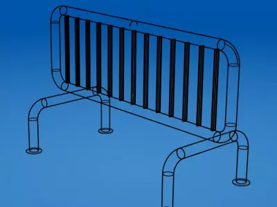 Access Structures Low-poly 3D model