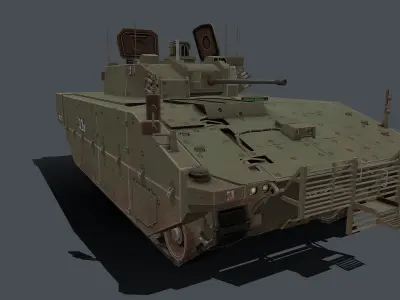 AJAX Scout SV  Low-poly 3D model