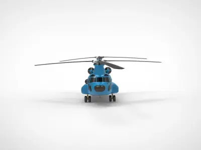 Boeing CH-47 Chinook 3D model get