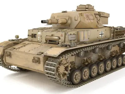 Panzerkampfwagen IV Ausf E  3D model
