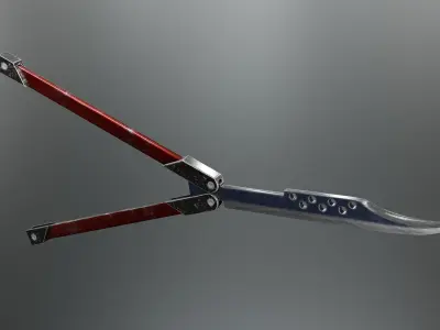 Damacus blade from Gunnm- Alita battle angel  3D model