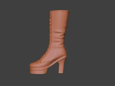 Stylized Boot 3 3D model