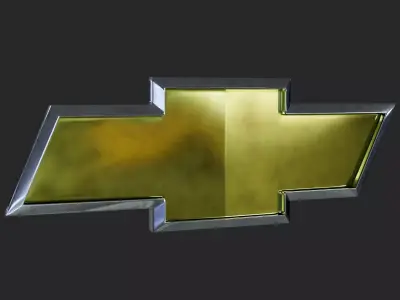Chevrolet Logo 3d Model Free 3D model