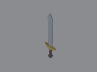 Sword Low Poly Low-poly 3D model buy