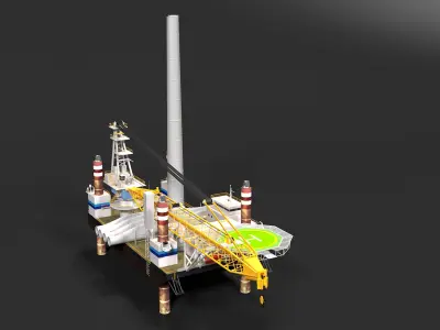  Wind Farm Jackup Vessel 
