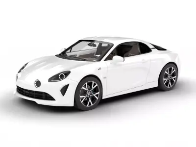 Alpine A110 GT 2022 3d model 3D model
