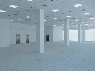 Loft Office interior 6 3D model