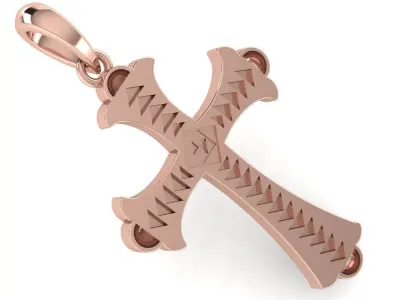 CROSS PENDANT CR139 3D print model