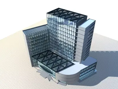Office Building 3D model 213