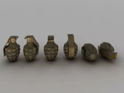Hand Grenade 3D model get