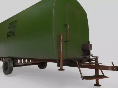 Norrlandsvagnen - Lumber Low-poly 3D model