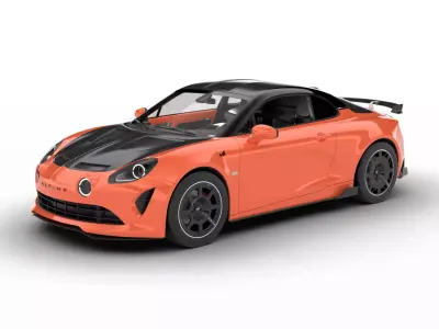 Alpine A110 R 2023 3d model 3D model