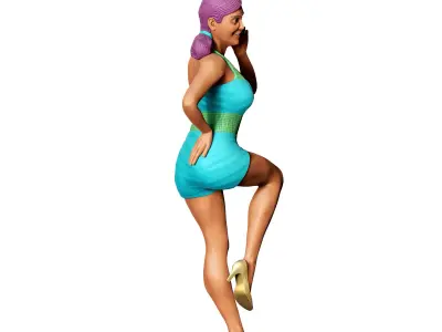 N10 Pin-up girl 3D print model