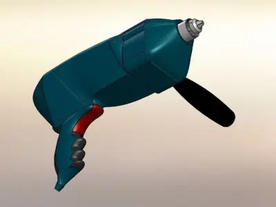 Power Tool Drilling-Hitachi  Free 3D model