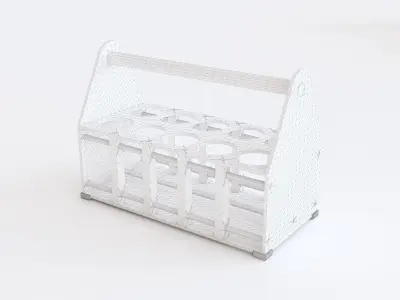 Plastic crate vol 03 3D model