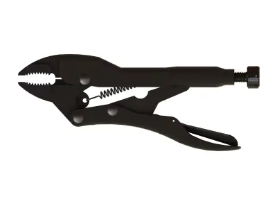 Short Nose Grip Wrench Free 3D model