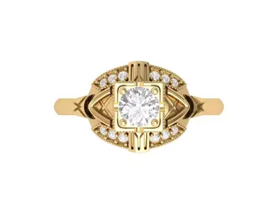 Wedding Ring  3D print model 416