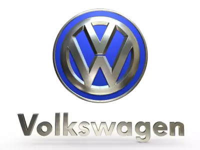 Volkswagen Logo 3D model by 3dlogoman from CGTrader