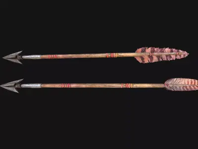 Crossbow Medieval Knight Weapon Low-poly 3D model