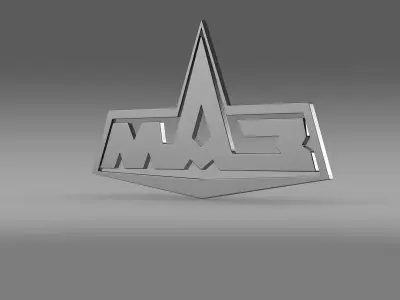 Maz Logo  3D model