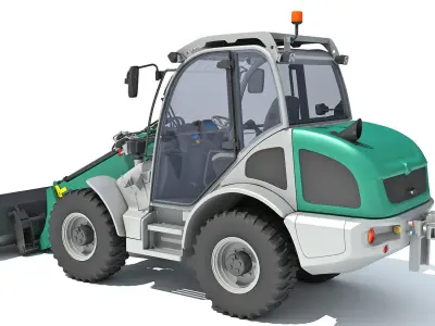 3D Loader wheel 3D model