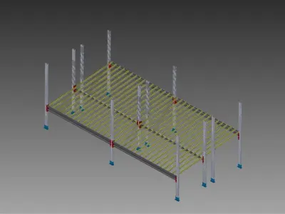 Prateleira Flow Rack Free 3D model