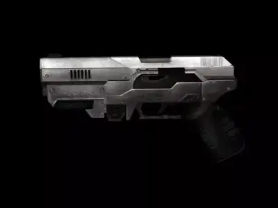 Future Gun Free low-poly 3D model