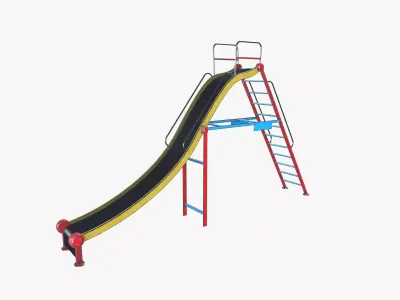 Playground Slide 3D model purchase