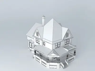 Old House Free 3D model purchase